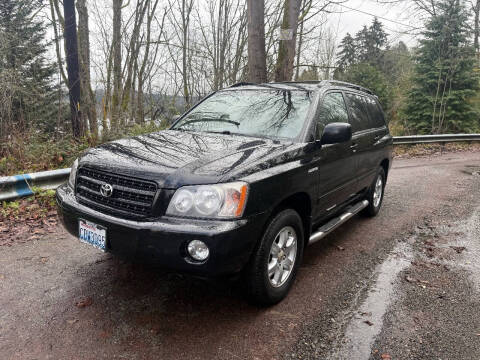 2001 Toyota Highlander for sale at Maharaja Motors in Seattle WA