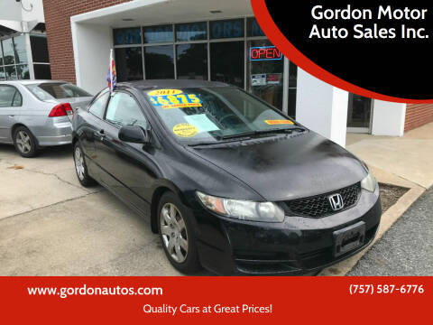 2011 Honda Civic for sale at Gordon Motor Auto Sales Inc. in Norfolk VA