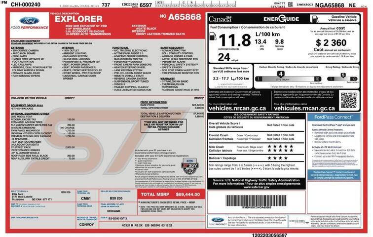2022 Ford Explorer ST