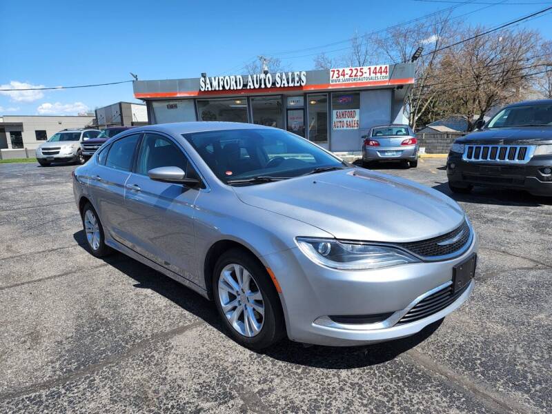 2016 Chrysler 200 for sale at Samford Auto Sales in Riverview MI