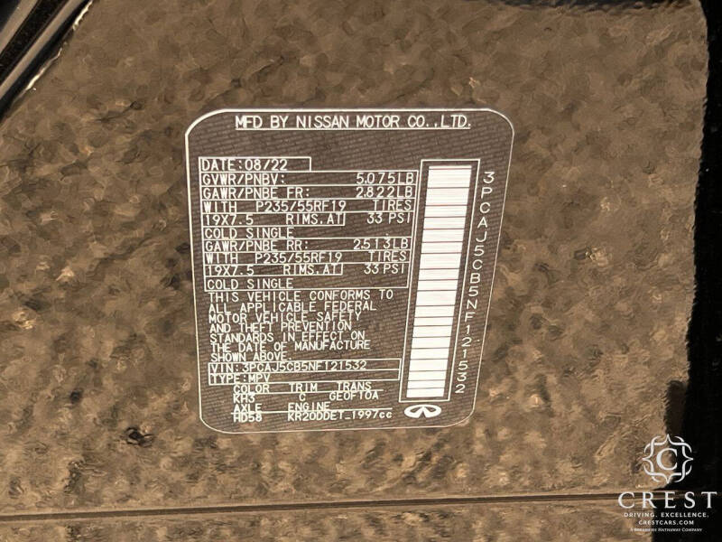 2022 Infiniti QX50 Essential