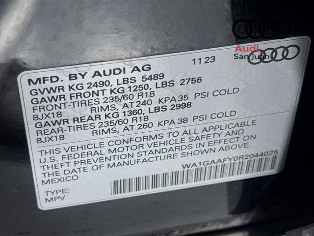 2024 Audi Q5 quattro S line Premium 45 TFSI