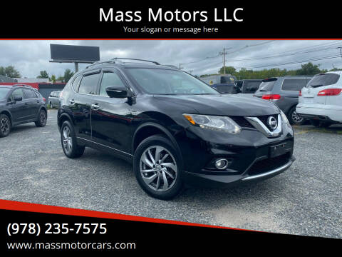 2014 Nissan Rogue for sale at Mass Motors LLC in Worcester MA