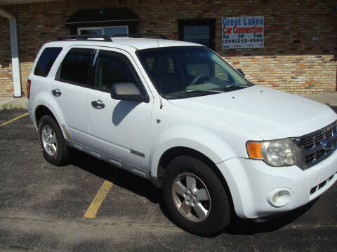 2008 Ford Escape for sale at Great Lakes Car Connection in Metamora MI
