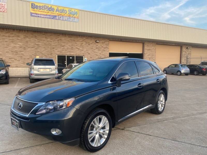 2010 Lexus RX 450h for sale at Best Ride Auto Sale in Houston TX