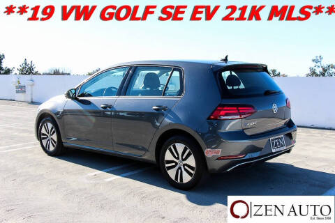 2019 Volkswagen e-Golf SE