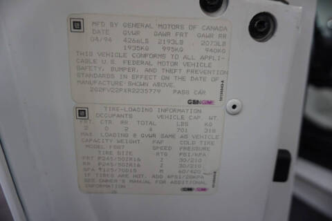 1994 Pontiac Firebird Trans Am 25th Anniversary