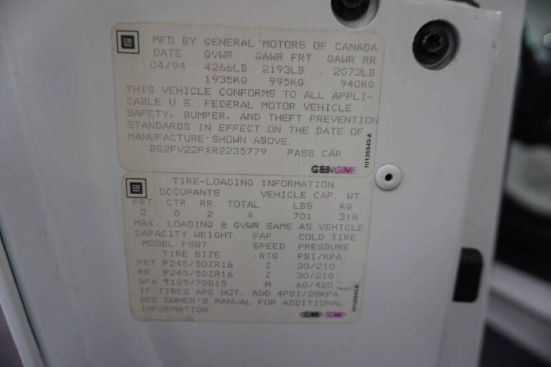 1994 Pontiac Firebird Trans Am 25th Anniversary