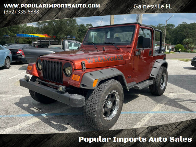 2002 Jeep Wrangler for sale at Popular Imports Auto Sales in Gainesville FL