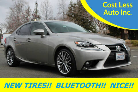 2015 Lexus IS 250 for sale at Cost Less Auto Inc. in Rocklin CA