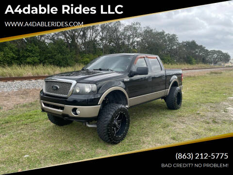 2006 Ford F-150 for sale at A4dable Rides LLC in Haines City FL