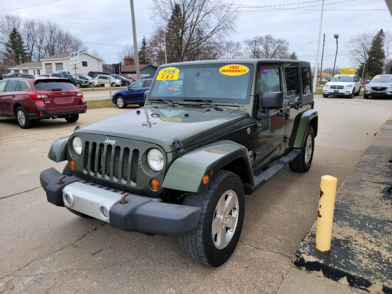 2008 Jeep Wrangler Unlimited for sale at Clare Auto Sales, Inc. in Clare MI