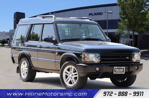 2004 Land Rover Discovery for sale at HILINE MOTORS in Plano TX