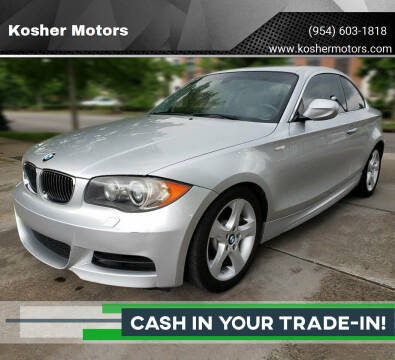 2010 BMW 1 Series for sale at Kosher Motors in Hollywood FL