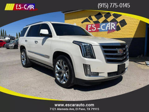 2015 Cadillac Escalade for sale at Escar Auto in El Paso TX