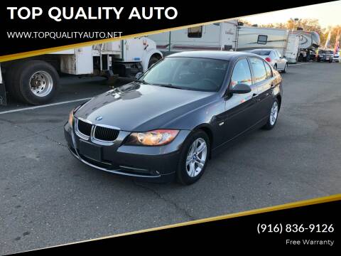 2008 BMW 3 Series for sale at TOP QUALITY AUTO in Rancho Cordova CA