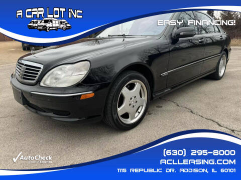 2002 Mercedes-Benz S-Class for sale at A Car Lot Inc. in Addison IL