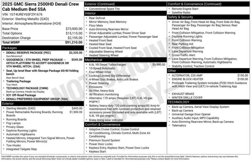 2025 GMC Sierra 2500HD