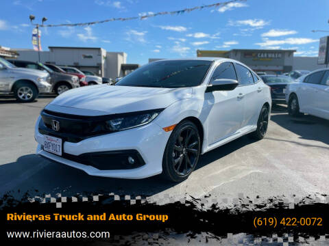 2021 Honda Civic for sale at Rivieras Truck and Auto Group in Chula Vista CA