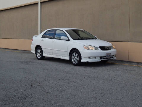 2003 Toyota Corolla for sale at Gilroy Motorsports in Gilroy CA