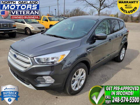 2019 Ford Escape for sale at North Oakland Motors in Waterford MI