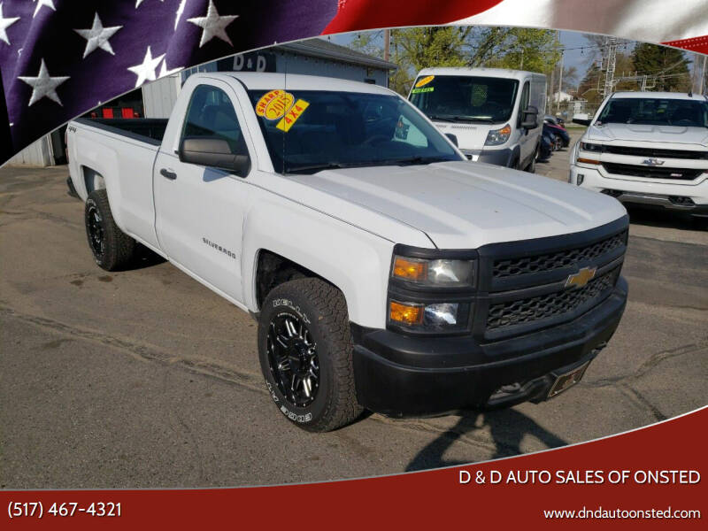 2015 Chevrolet Silverado 1500 for sale at D & D Auto Sales Of Onsted in Onsted MI