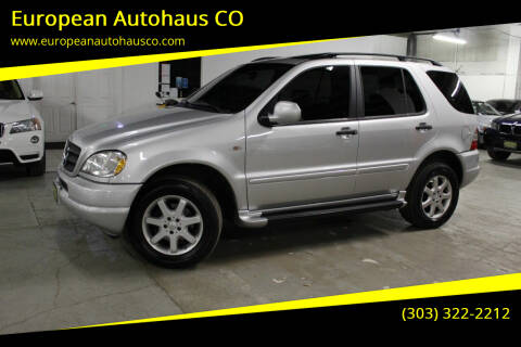 1999 Mercedes-Benz M-Class for sale at European Autohaus CO in Denver CO