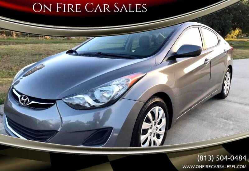 2012 Hyundai Elantra for sale at On Fire Car Sales in Tampa FL