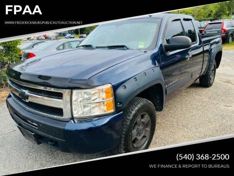 2009 Chevrolet Silverado 1500 for sale at FPAA in Fredericksburg VA