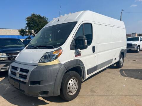 2015 RAM ProMaster for sale at SP Enterprise Autos in Garland TX