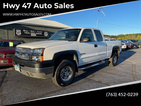 2003 Chevrolet Silverado 2500HD for sale at Hwy 47 Auto Sales in Saint Francis MN
