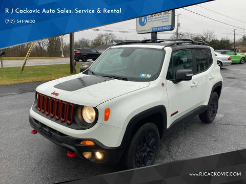 2018 Jeep Renegade for sale at R J Cackovic Auto Sales, Service & Rental in Harrisburg PA