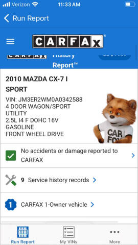 2010 Mazda CX-7 i Sport