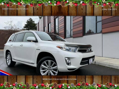 2012 Toyota Highlander Hybrid for sale at DAILY DEALS AUTO SALES in Seattle WA