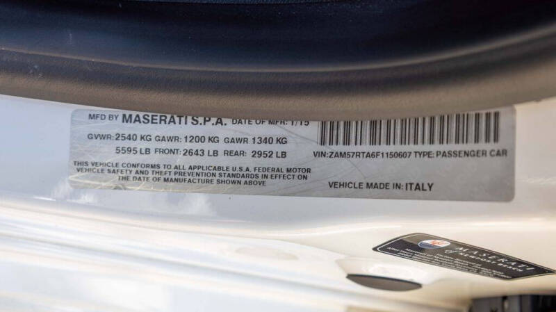 2015 Maserati Ghibli S Q4