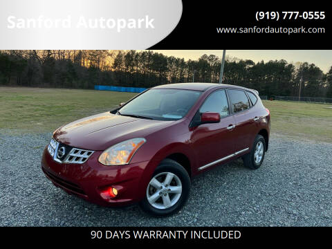 2013 Nissan Rogue for sale at Sanford Autopark in Sanford NC