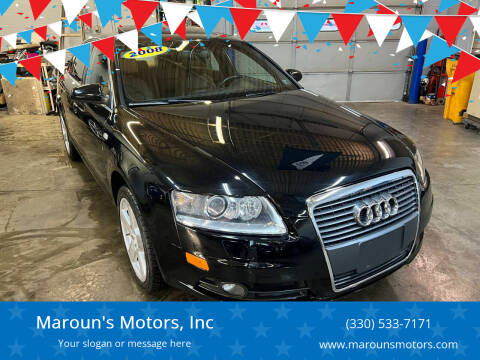 2008 Audi A6 for sale at Maroun's Motors, Inc in Boardman OH