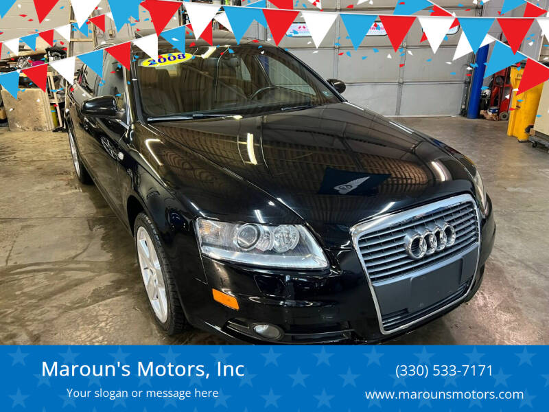 2008 Audi A6 for sale at Maroun's Motors, Inc in Boardman OH