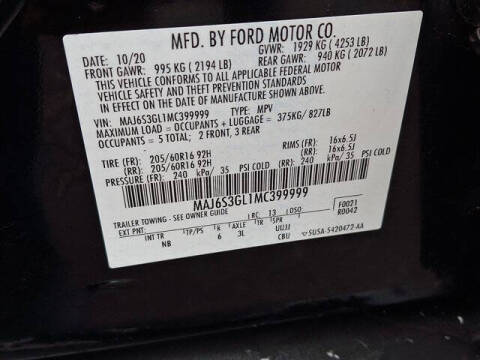 2021 Ford EcoSport SE