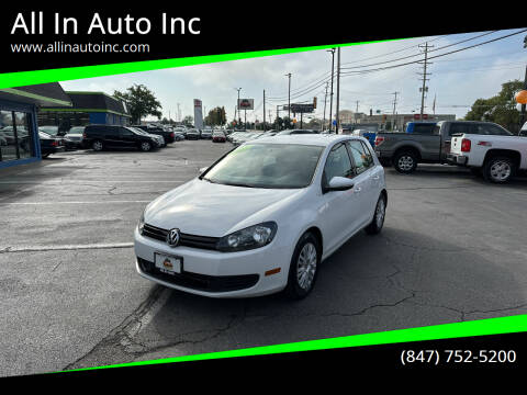 2013 Volkswagen Golf for sale at All In Auto Inc in Palatine IL