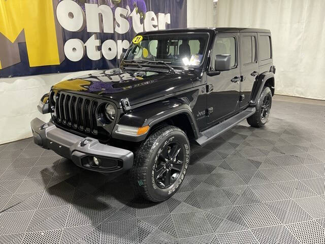 2021 Jeep Wrangler Unlimited for sale at Monster Motors in Michigan Center MI