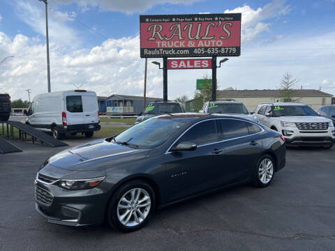 2017 Chevrolet Malibu for sale at RAUL'S TRUCK & AUTO SALES, INC in Oklahoma City OK