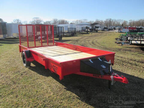 2026 Rice Trailers Single Axle Utility SST8214
