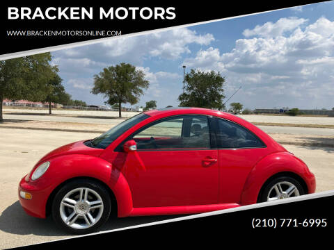 2004 Volkswagen New Beetle for sale at BRACKEN MOTORS in San Antonio TX