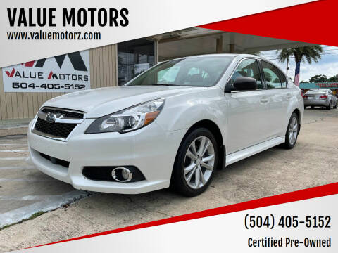 2014 Subaru Legacy for sale at VALUE MOTORS in Kenner LA