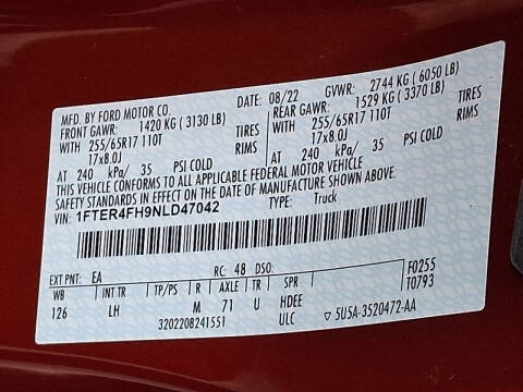 2022 Ford Ranger XLT