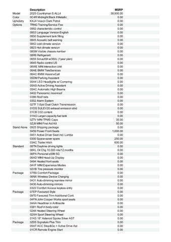 2025 MINI Countryman Cooper S ALL4