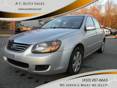 2009 Kia Spectra for sale at A C Auto Sales in Elkton MD