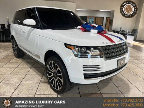 2016 Land Rover Range Rover for sale at Amazing Luxury Cars in Snellville GA