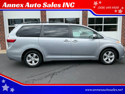 2015 Toyota Sienna for sale at Annex Auto Sales INC in North Attleborough MA